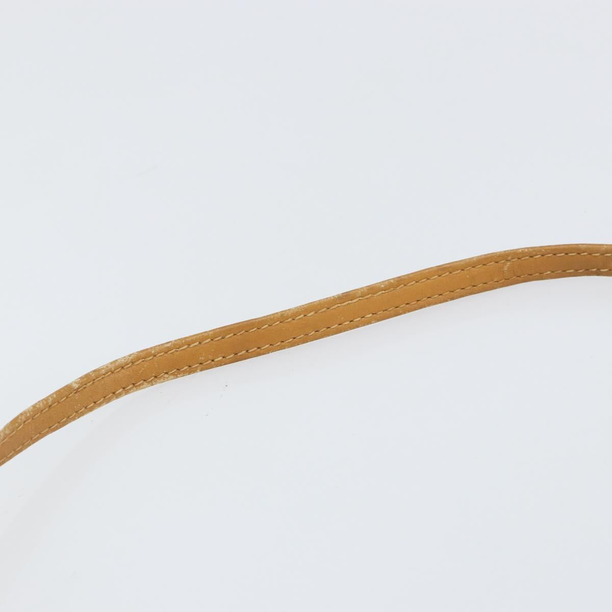 GUCCI Micro GG Supreme Shoulder Bag PVC Beige Gold 007 89 1113 Auth 151541