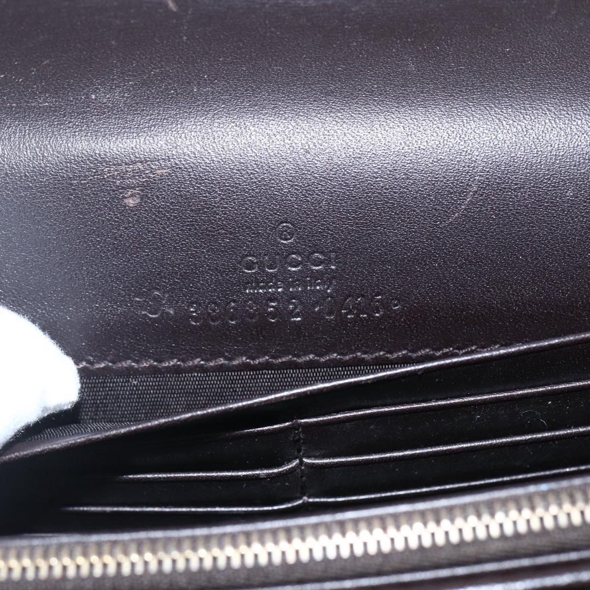 GUCCI GG Supreme Clutch Bag PVC Beige Gold 386852 Auth 151549