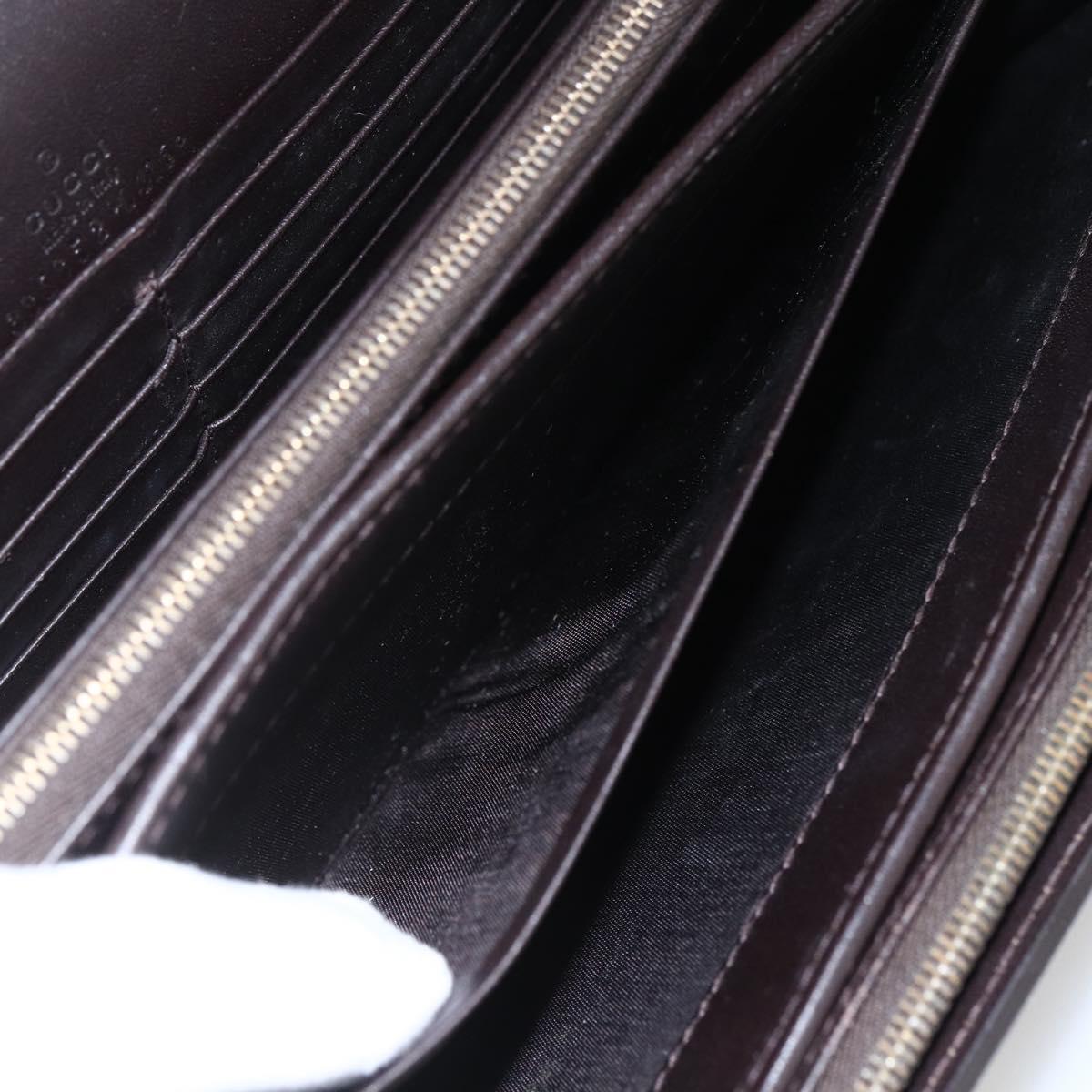 GUCCI GG Supreme Clutch Bag PVC Beige Gold 386852 Auth 151549