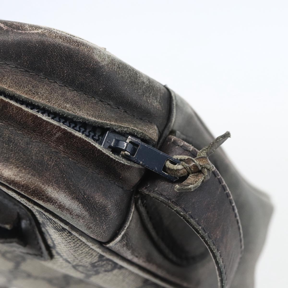 GUCCI GG Supreme Shoulder Bag PVC Navy Auth 151552