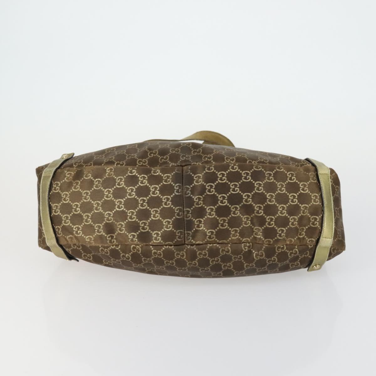 GUCCI GG Canvas Shoulder Bag 3 Set Beige Brown black Auth 151555