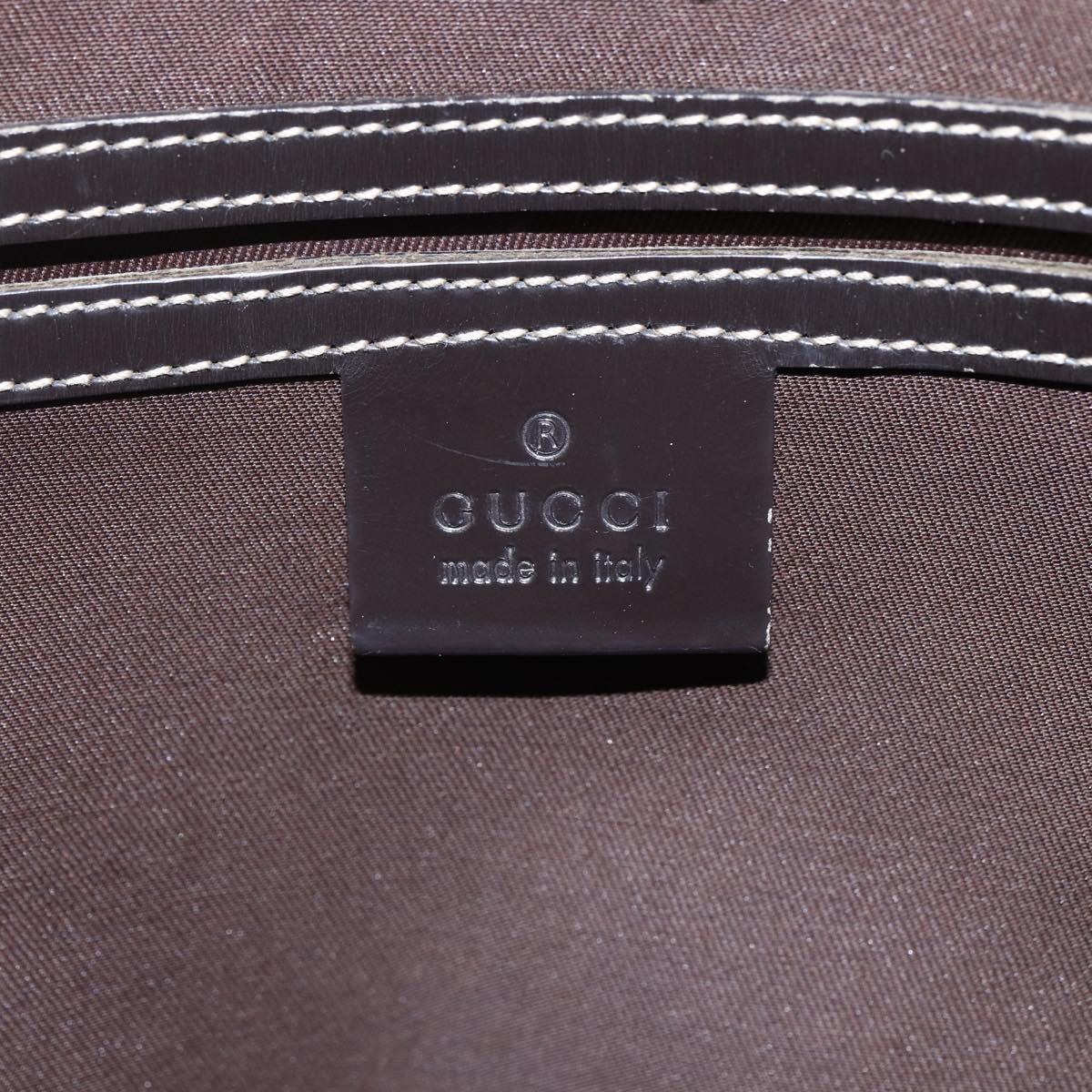 GUCCI GG Supreme Tote Bag PVC Beige Gold 197953 Auth 151584