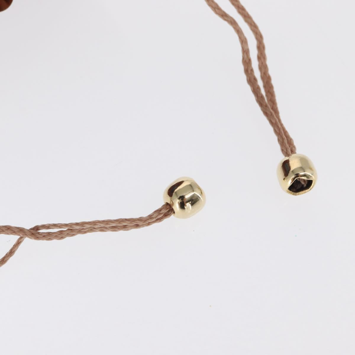 GUCCI Purse Pouch Suede Brown Gold Auth 151593