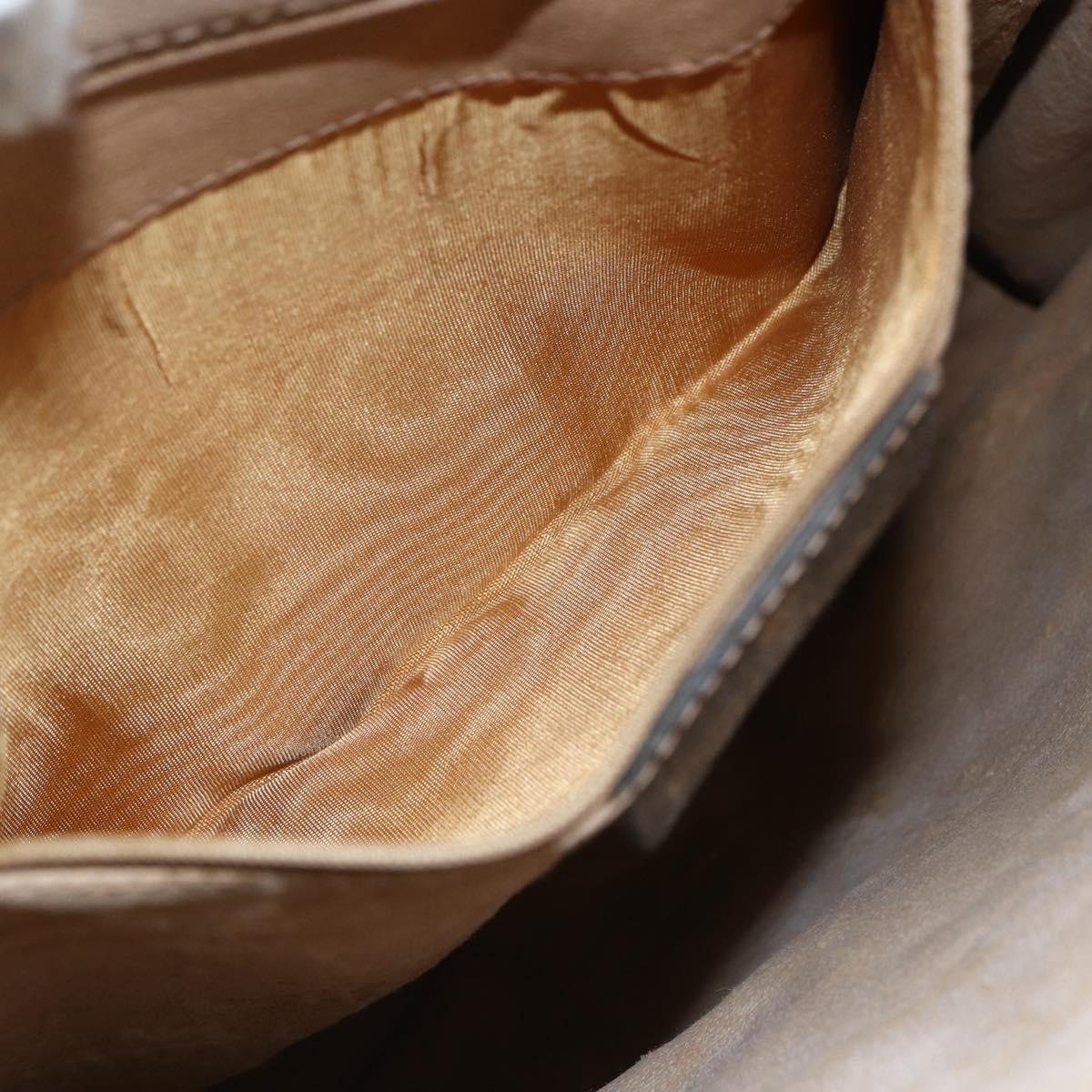 GUCCI GG Supreme Web Sherry Line Tote Bag PVC Beige Red 010 378 Auth 151617