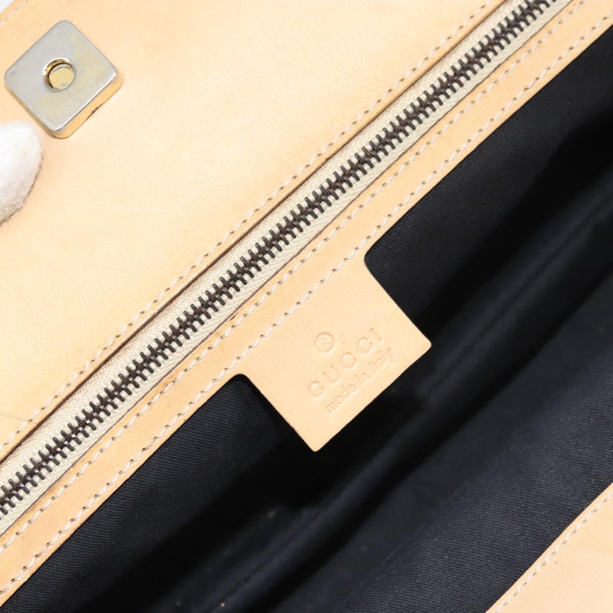 GUCCI GG Canvas Tote Bag Black Gold 114913 Auth 151633