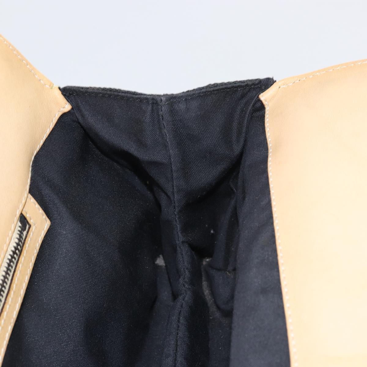 GUCCI GG Canvas Tote Bag Black Gold 114913 Auth 151633