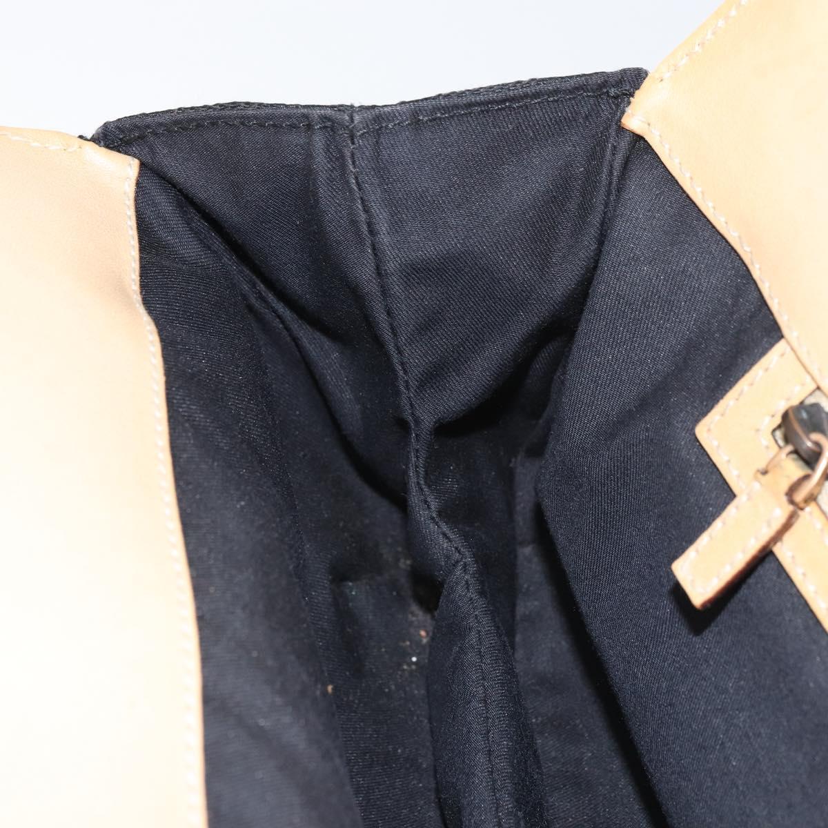 GUCCI GG Canvas Tote Bag Black Gold 114913 Auth 151633