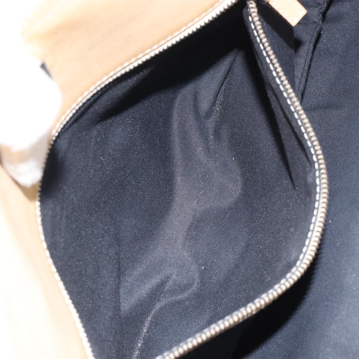 GUCCI GG Canvas Tote Bag Black Gold 114913 Auth 151633