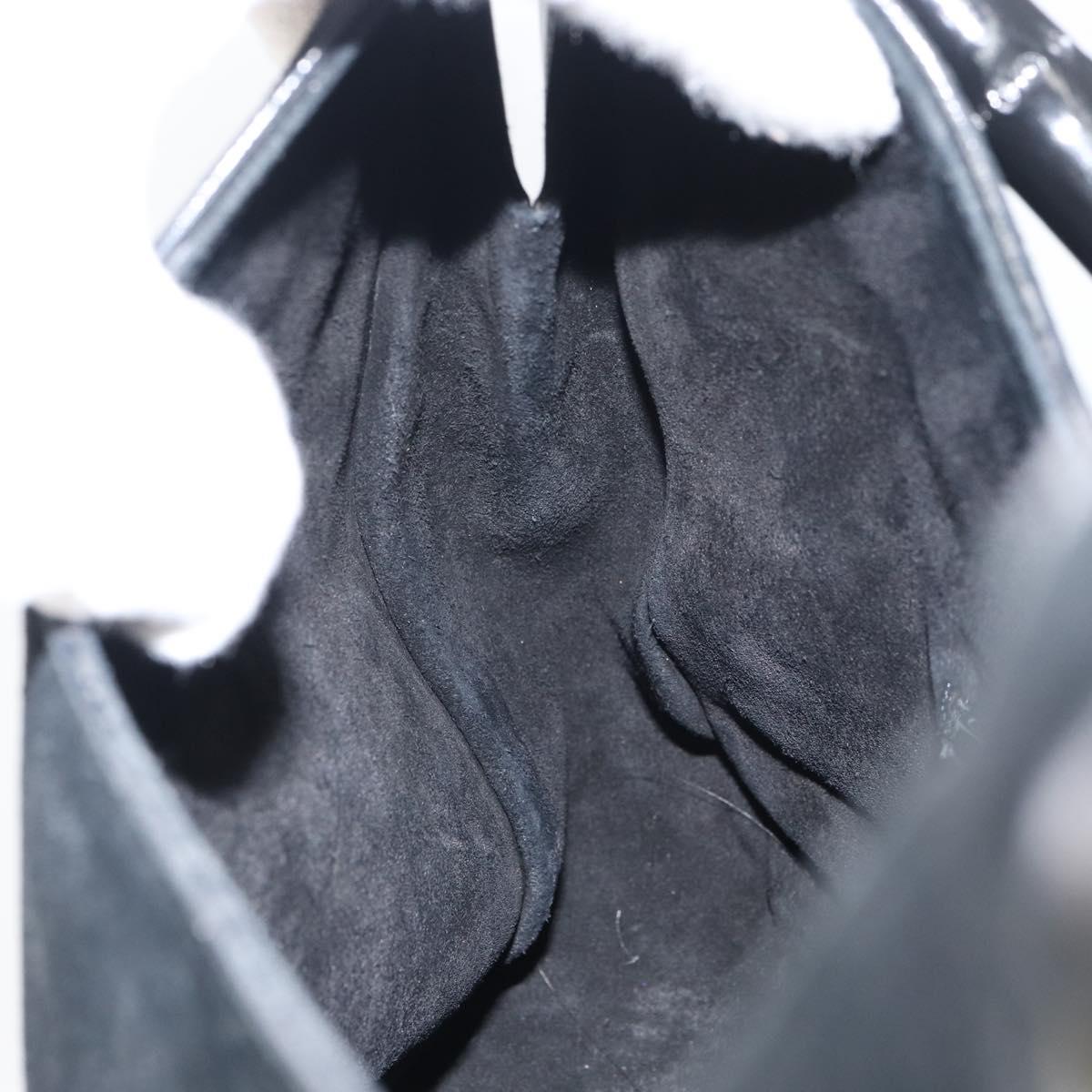 GUCCI Bamboo Shoulder Bag Suede Black 001 3739 Auth 151635