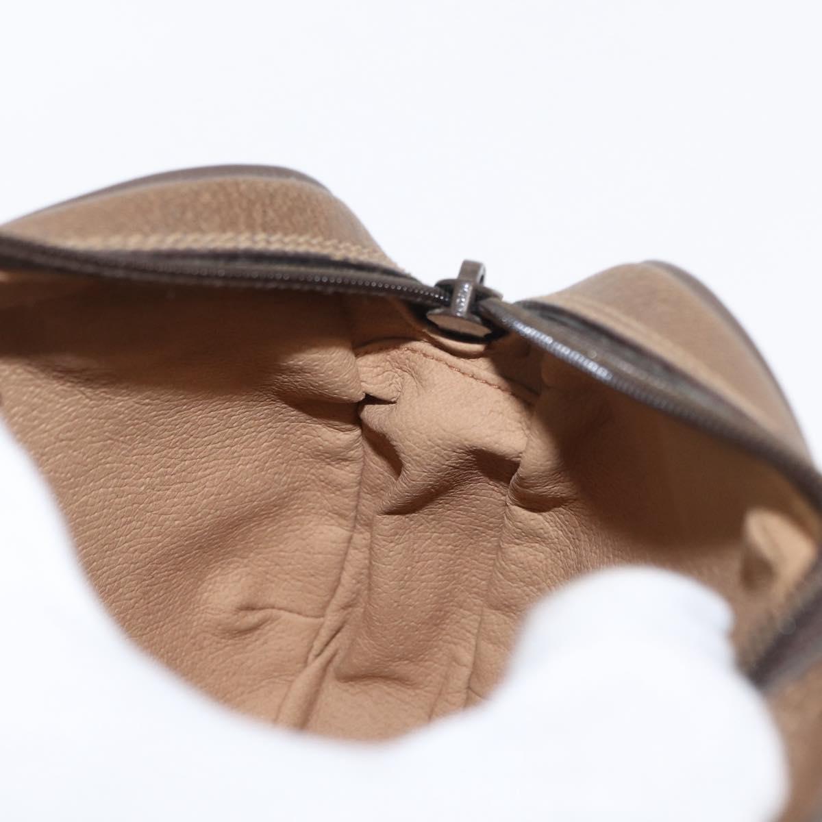 GUCCI GG Supreme Web Sherry Line Bag PVC Beige Gold 89 02 066 Auth 151636