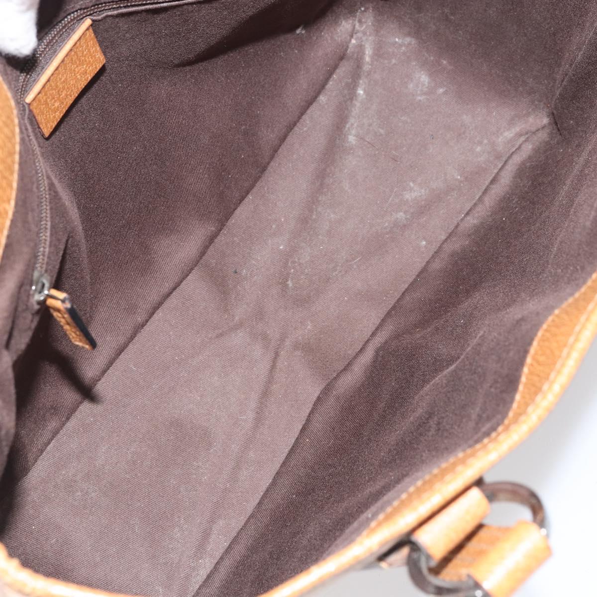 GUCCI GG Canvas Tote Bag Pink Silver 113019 Auth 151664