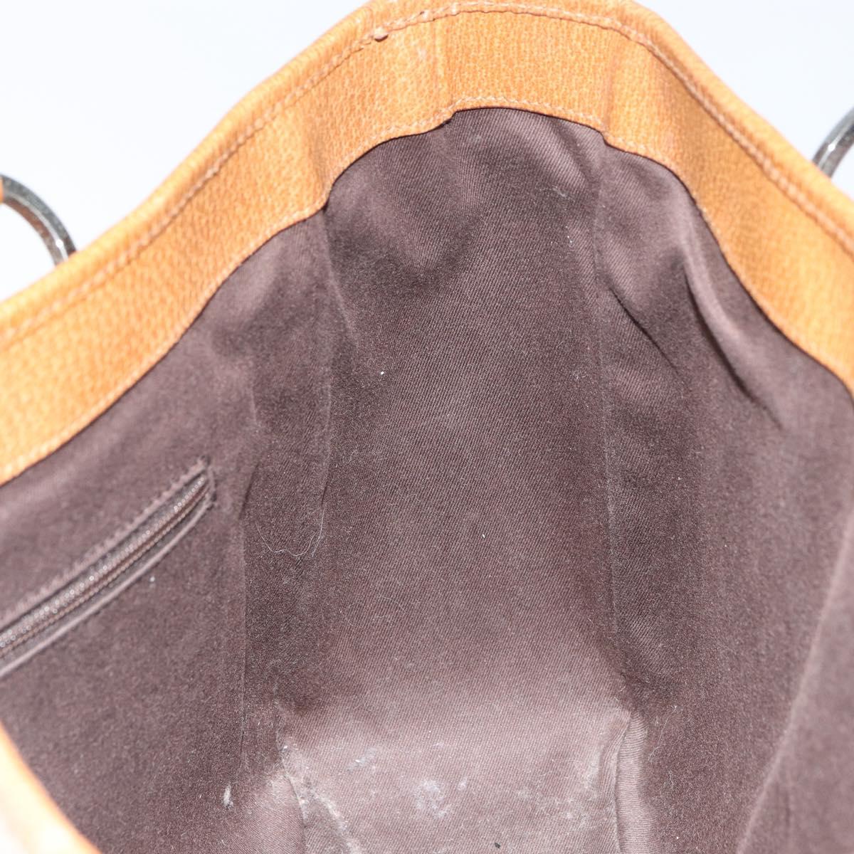 GUCCI GG Canvas Tote Bag Pink Silver 113019 Auth 151664