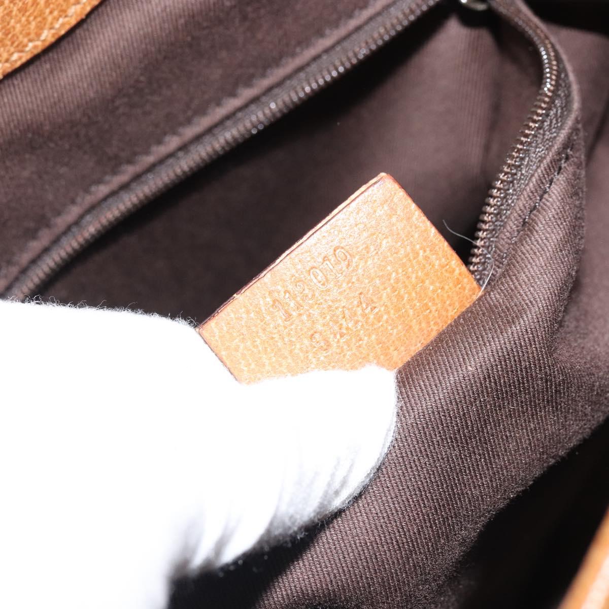 GUCCI GG Canvas Tote Bag Pink Silver 113019 Auth 151664