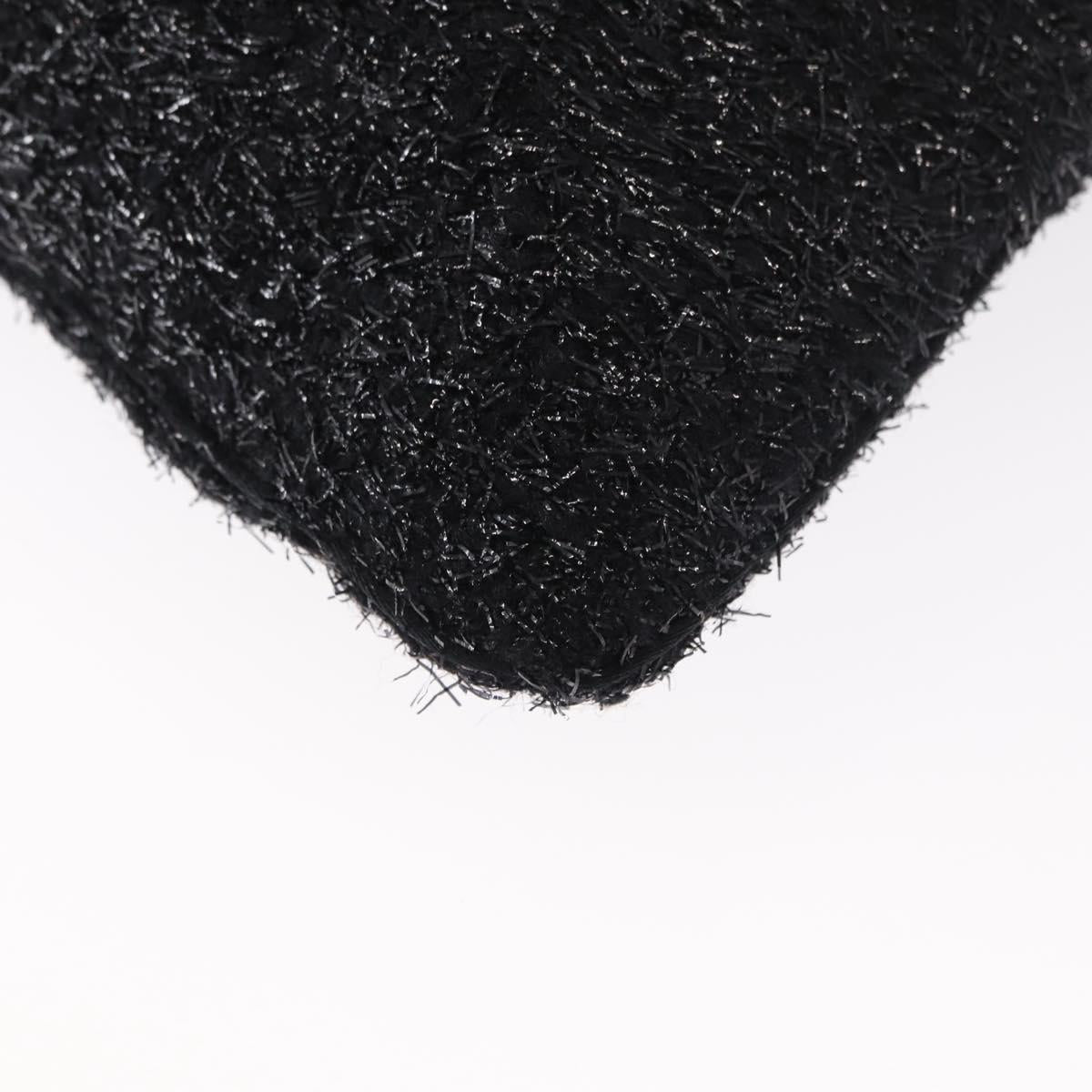 PRADA Hand Bag Nylon Black Auth 151666