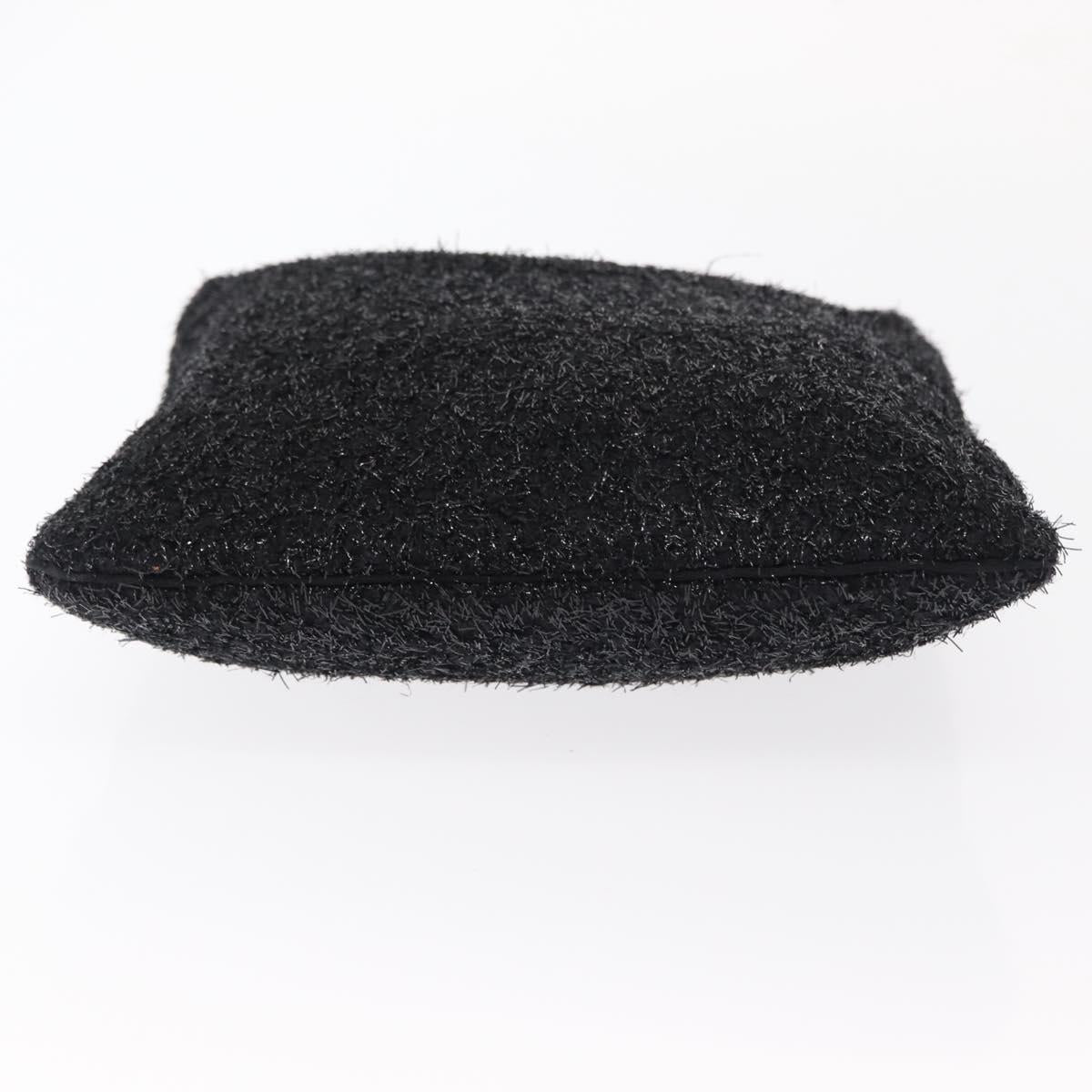 PRADA Hand Bag Nylon Black Auth 151666