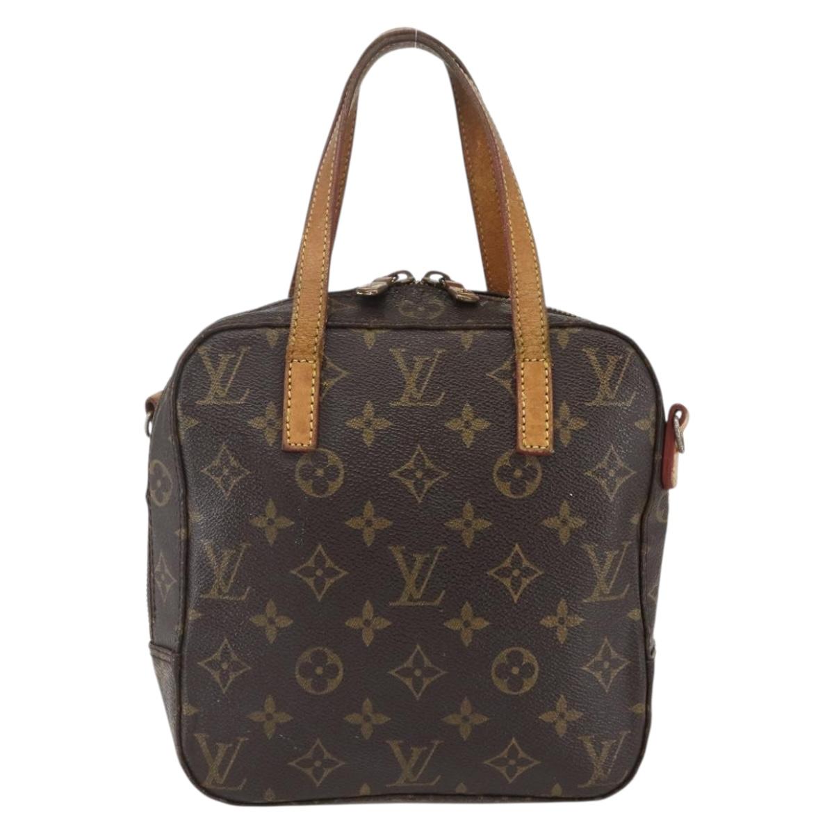 LOUIS VUITTON Monogram Spontini Hand Bag M47500 LV Auth 151680