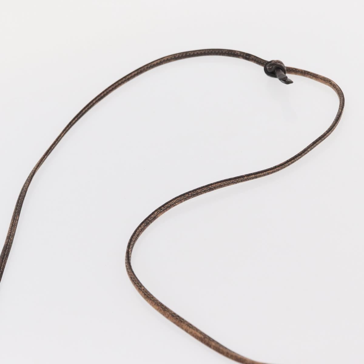 LOEWE Anagram Shoulder Bag Suede Beige Gold Auth 151693