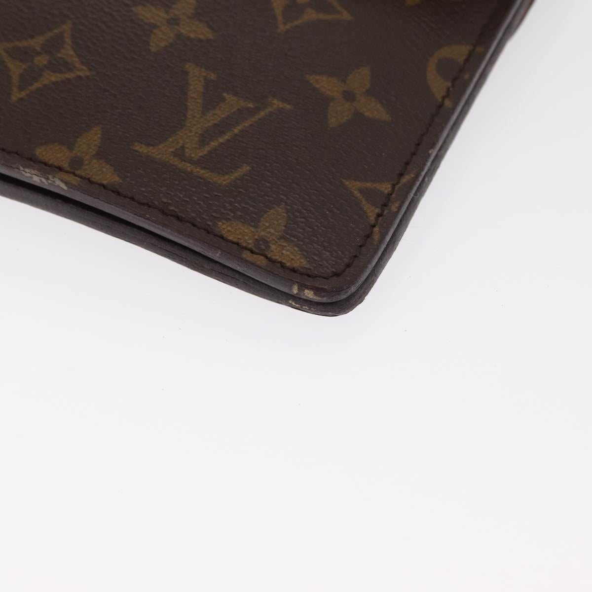 LOUIS VUITTON Monogram Double Rabat Shoulder Bag M51815 LV Auth 151698