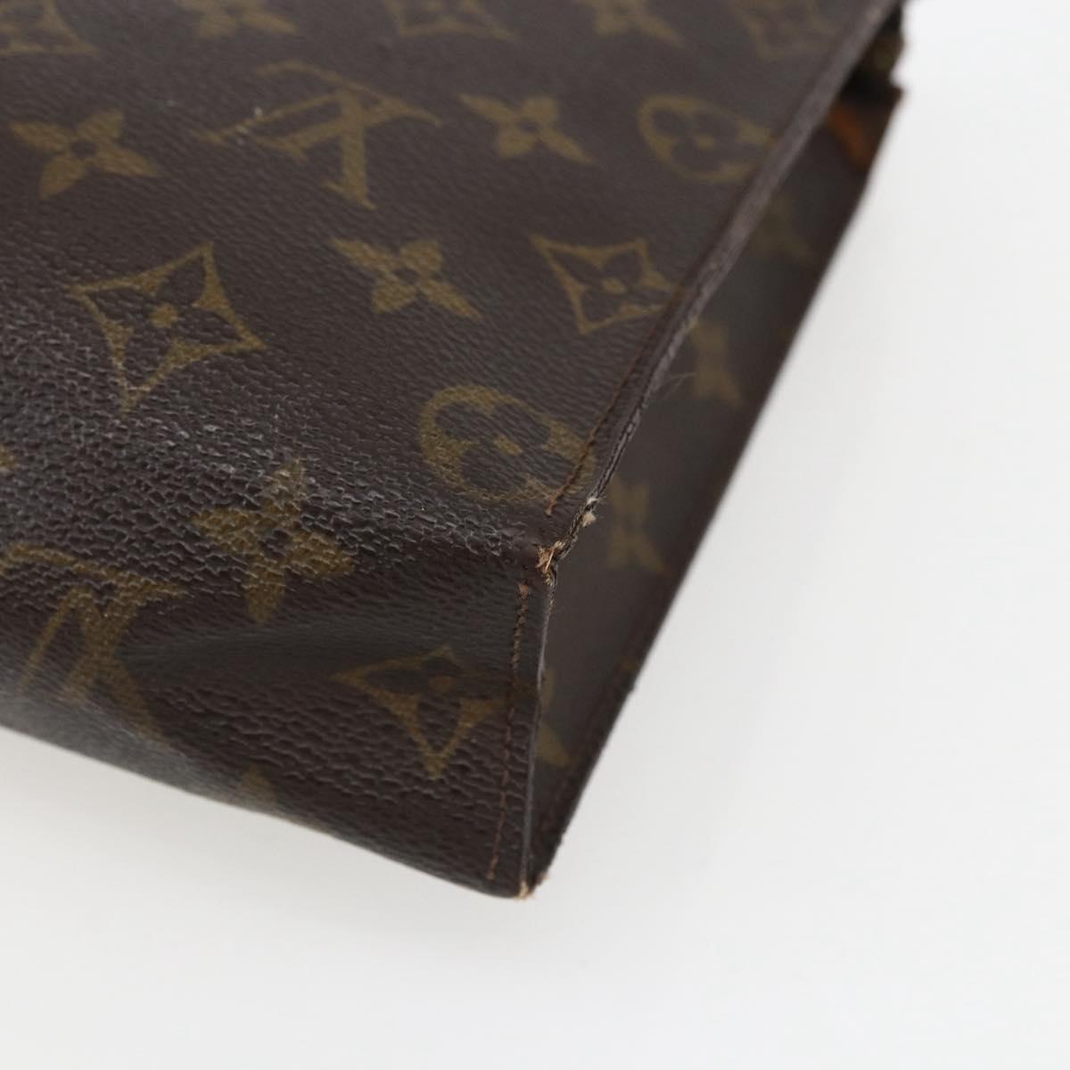 LOUIS VUITTON Monogram Poche Toilette 26 Pouch M47542 LV Auth 151703