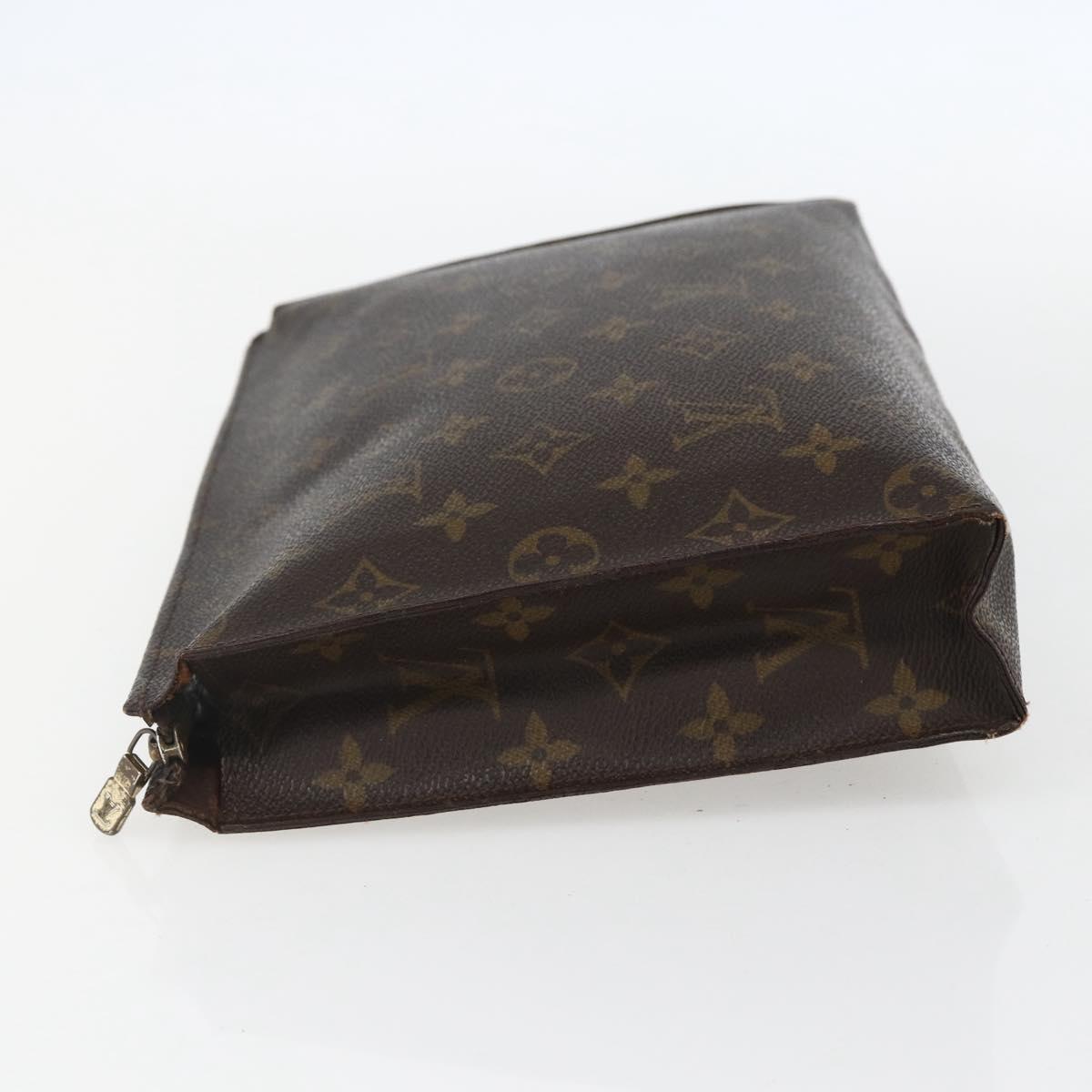 LOUIS VUITTON Monogram Poche Toilette 26 Pouch M47542 LV Auth 151703