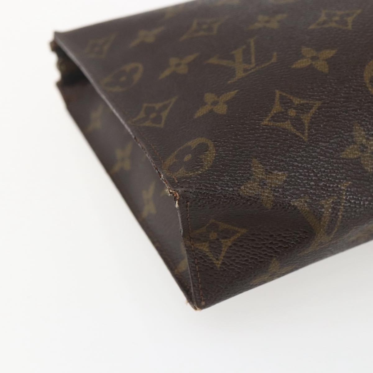 LOUIS VUITTON Monogram Poche Toilette 26 Pouch M47542 LV Auth 151703