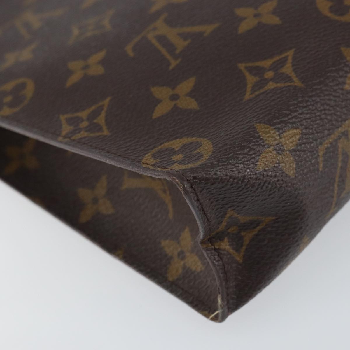 LOUIS VUITTON Monogram Poche Toilette 26 Pouch M47542 LV Auth 151709