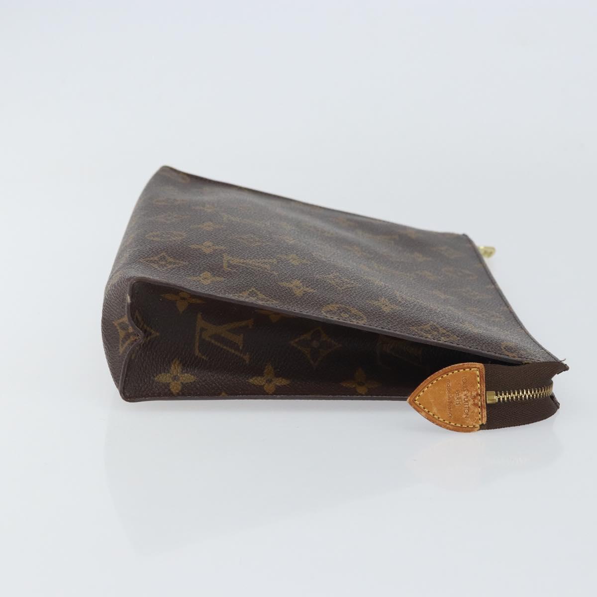 LOUIS VUITTON Monogram Poche Toilette 26 Pouch M47542 LV Auth 151709