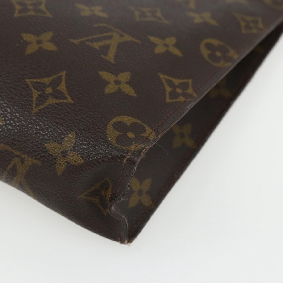 LOUIS VUITTON Monogram Poche Toilette 26 Pouch M47542 LV Auth 151710