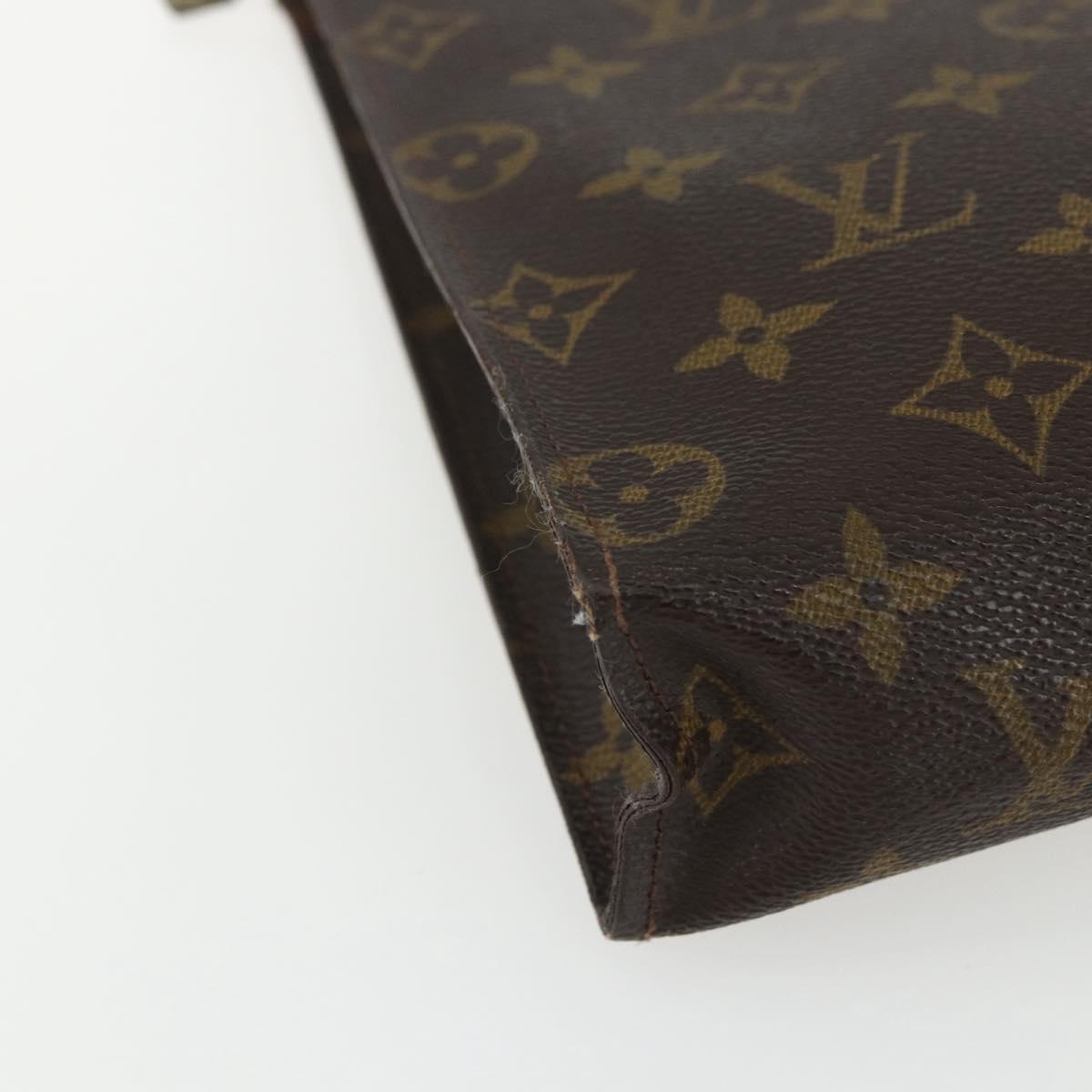 LOUIS VUITTON Monogram Poche Toilette 26 Pouch M47542 LV Auth 151710