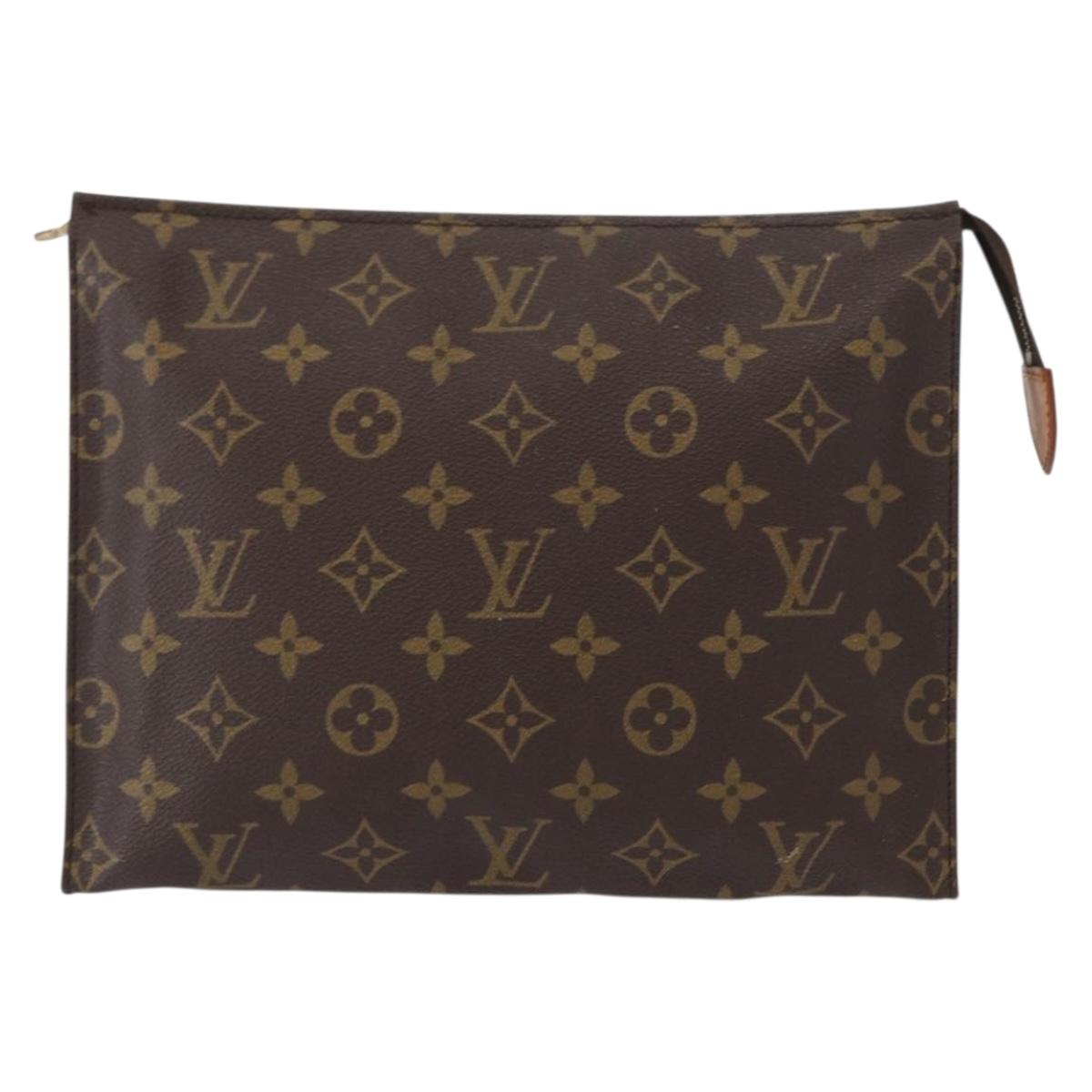 LOUIS VUITTON Monogram Poche Toilette 26 Pouch M47542 LV Auth 151711