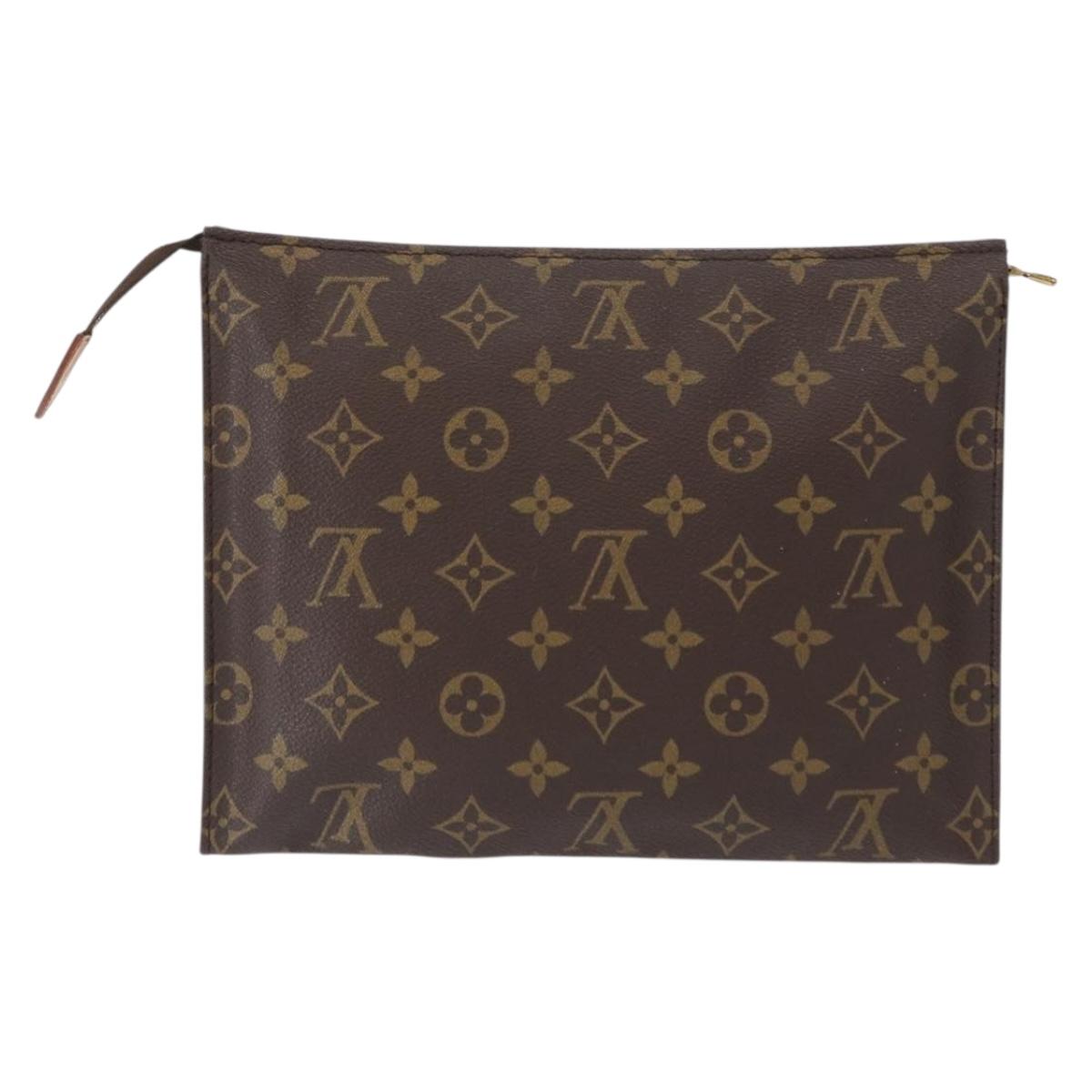 LOUIS VUITTON Monogram Poche Toilette 26 Pouch M47542 LV Auth 151711