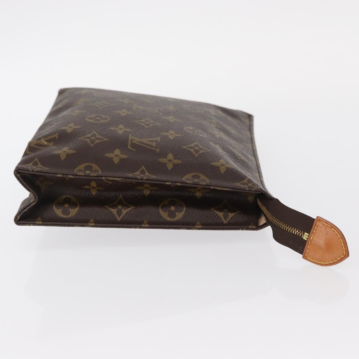 LOUIS VUITTON Monogram Poche Toilette 26 Pouch M47542 LV Auth 151711