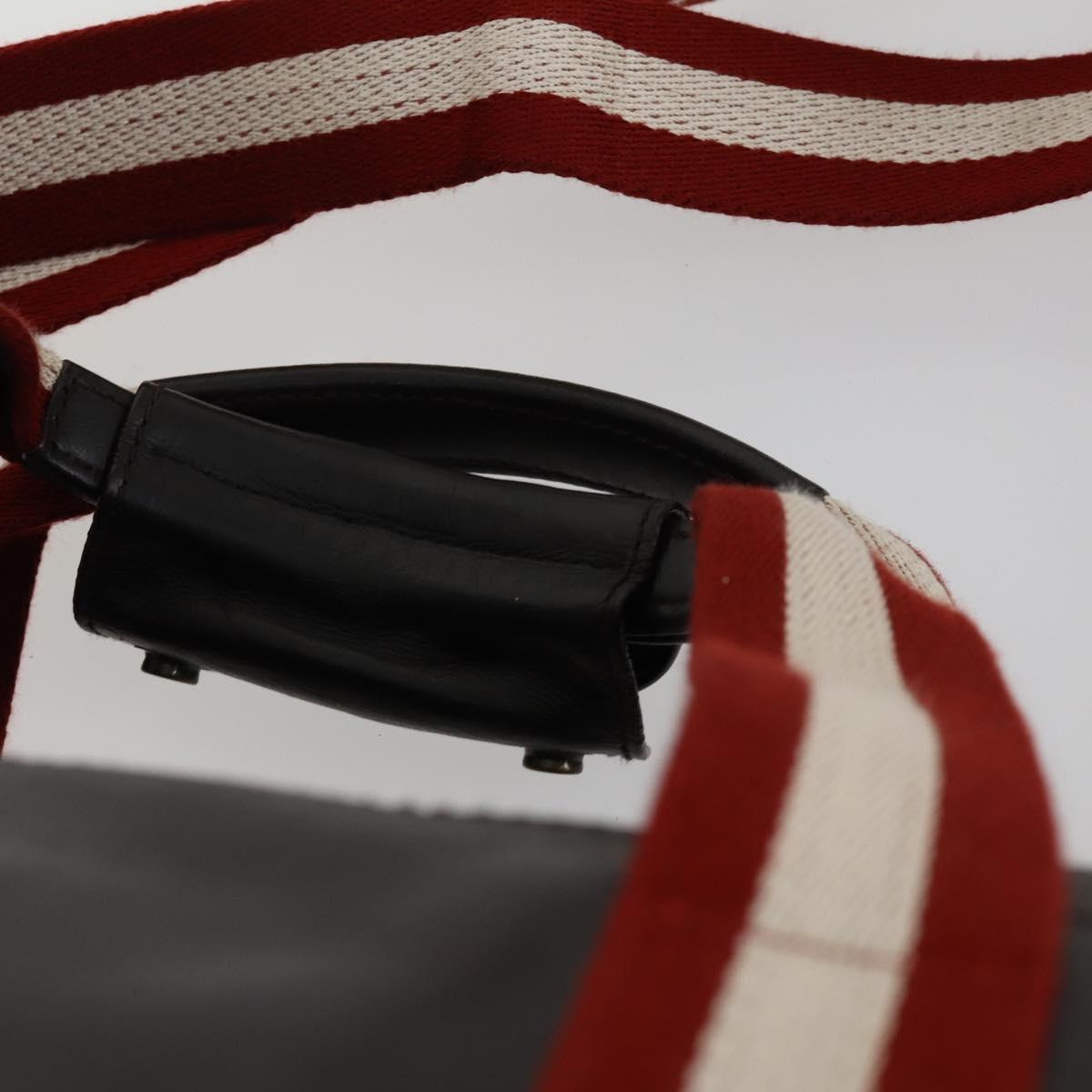 BALLY Boston Bag Leather 2way Brown Auth 151721