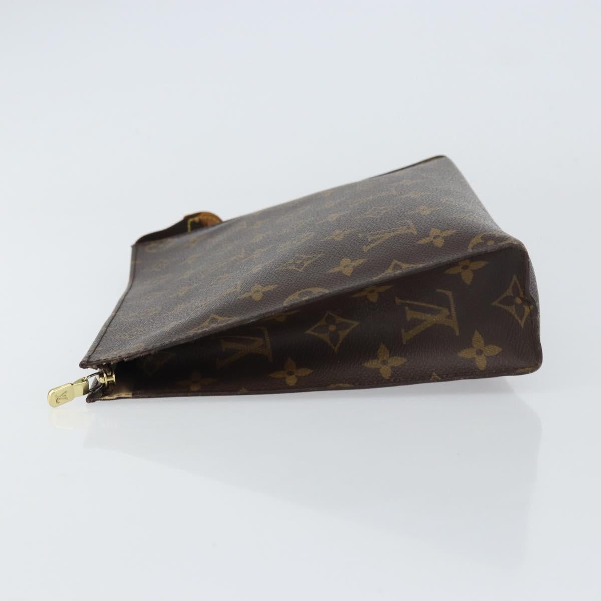 LOUIS VUITTON Monogram Poche Toilette 26 Pouch M47542 LV Auth 151730