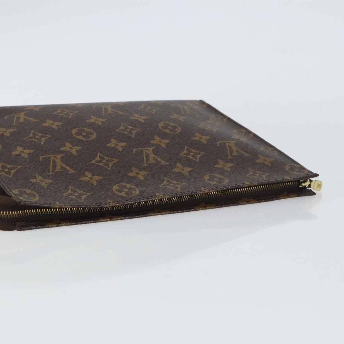 LOUIS VUITTON Monogram Poche Toilette 26 Pouch M47542 LV Auth 151730