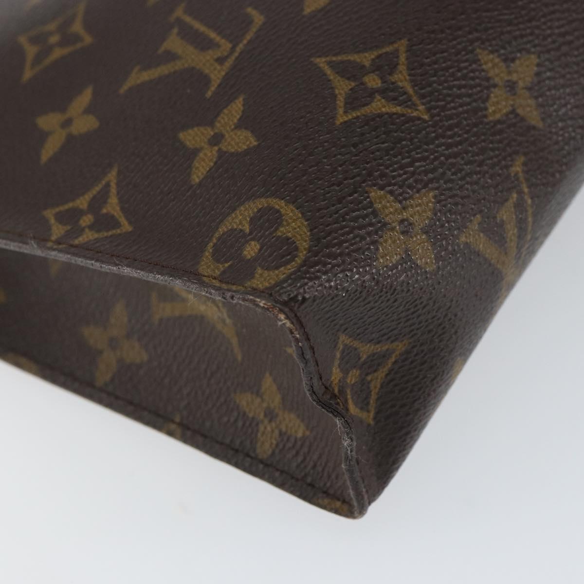 LOUIS VUITTON Monogram Poche Toilette 26 Pouch M47542 LV Auth 151730