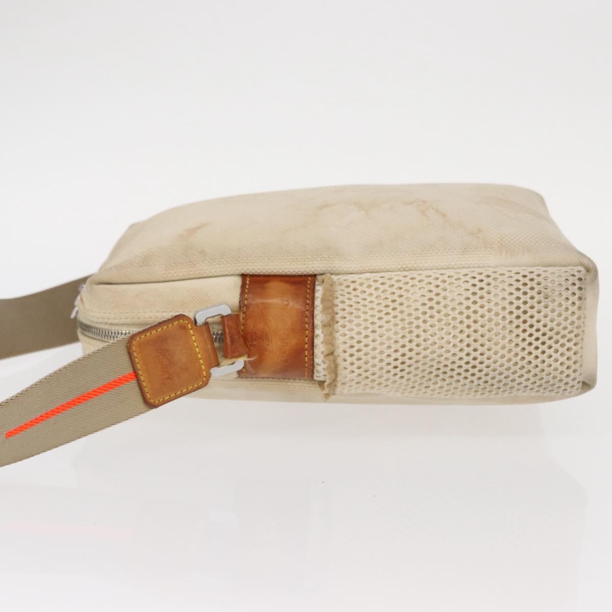 LOUIS VUITTON Damier Geant LV Cup Weatherly Bag White M80637 LV Auth 151732