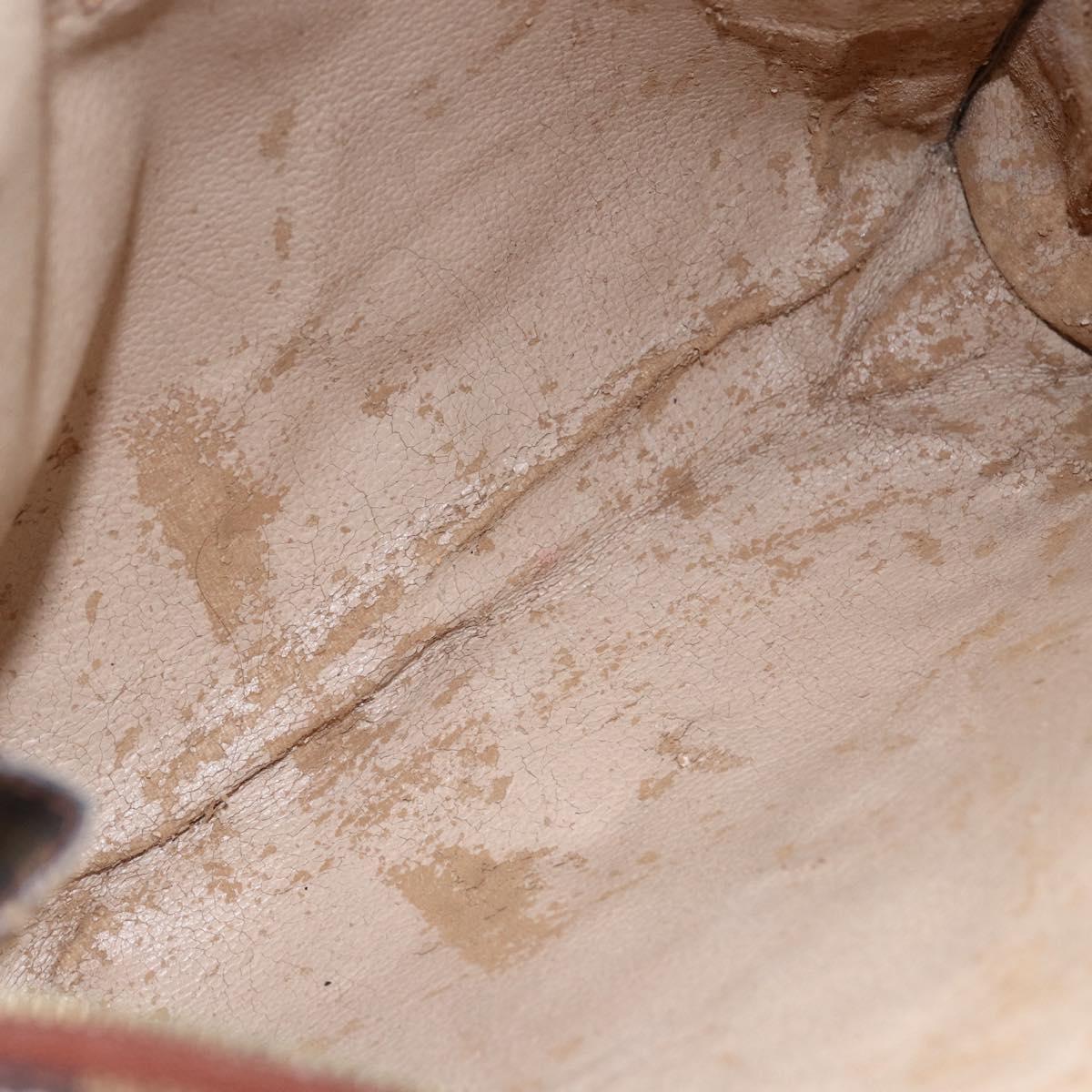 LOUIS VUITTON Damier Ebene Poche Toilette 26 Pouch N47543 LV Auth 151733