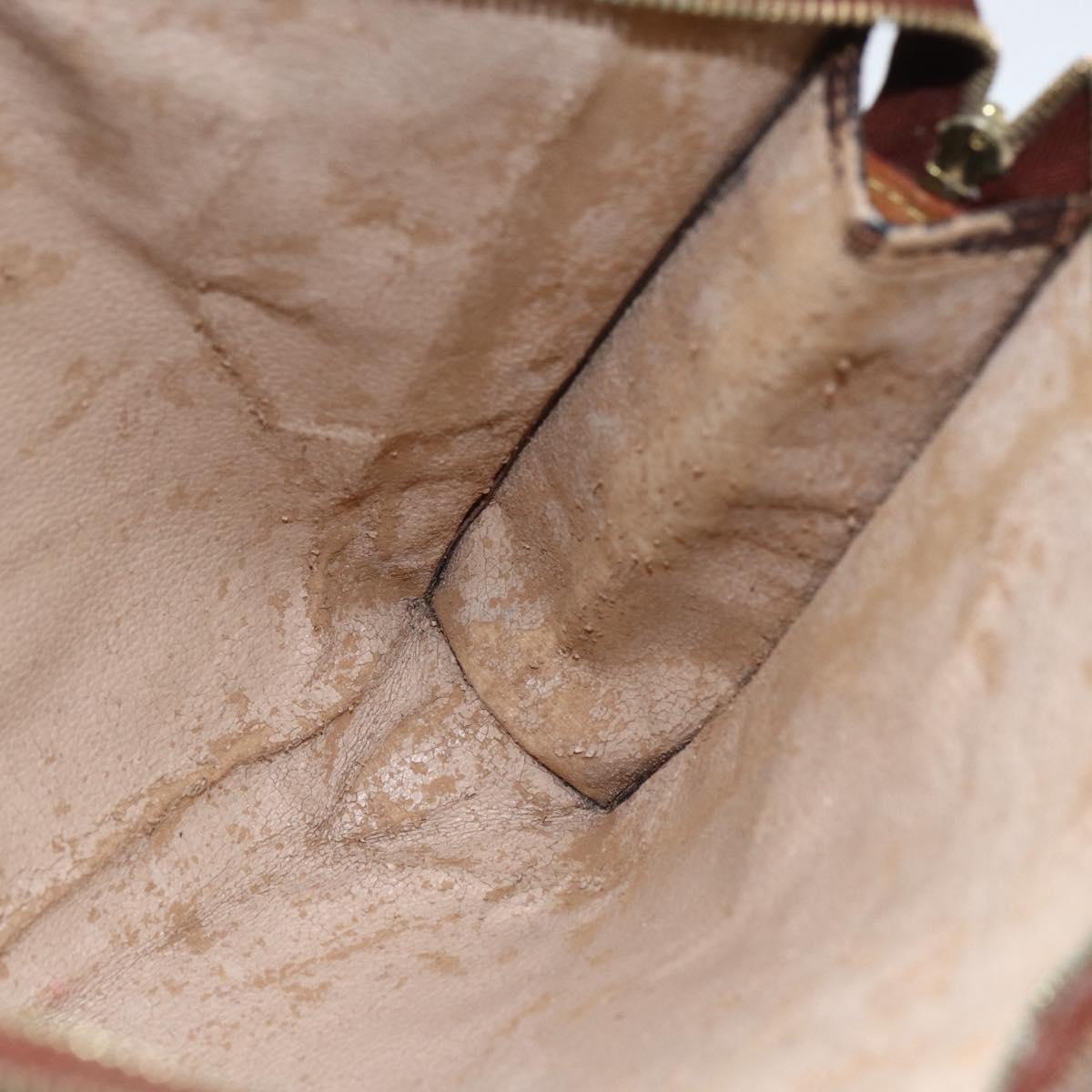 LOUIS VUITTON Damier Ebene Poche Toilette 26 Pouch N47543 LV Auth 151733