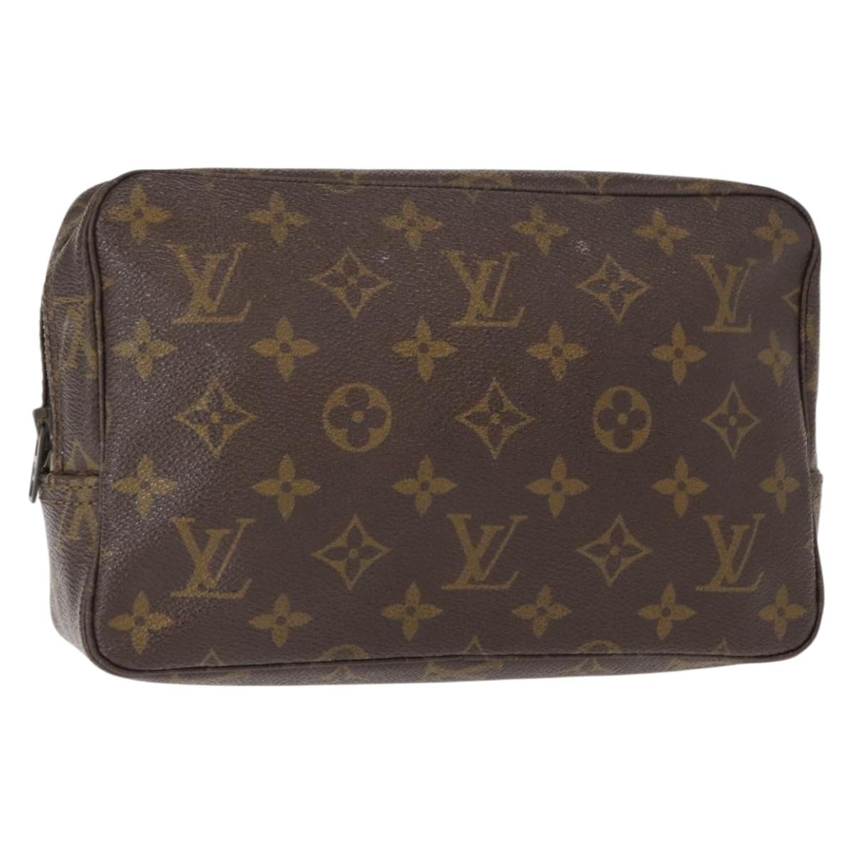 LOUIS VUITTON Monogram Trousse Toilette 23 Clutch Bag M47524 LV Auth 151734
