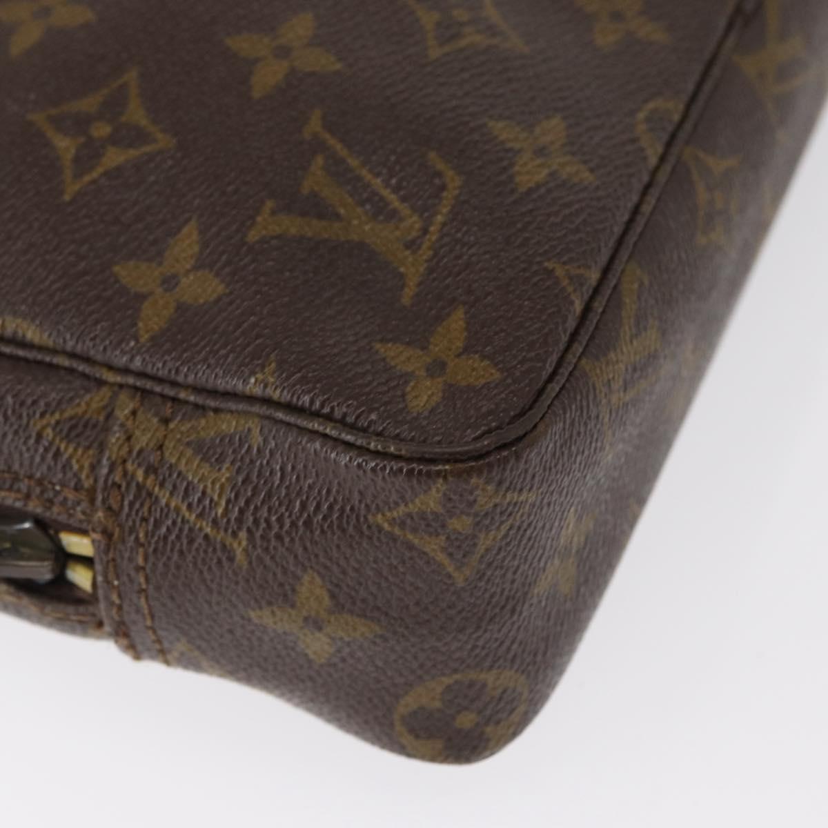 LOUIS VUITTON Monogram Trousse Toilette 23 Clutch Bag M47524 LV Auth 151734