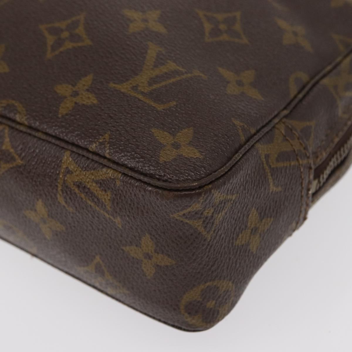 LOUIS VUITTON Monogram Trousse Toilette 23 Clutch Bag M47524 LV Auth 151734