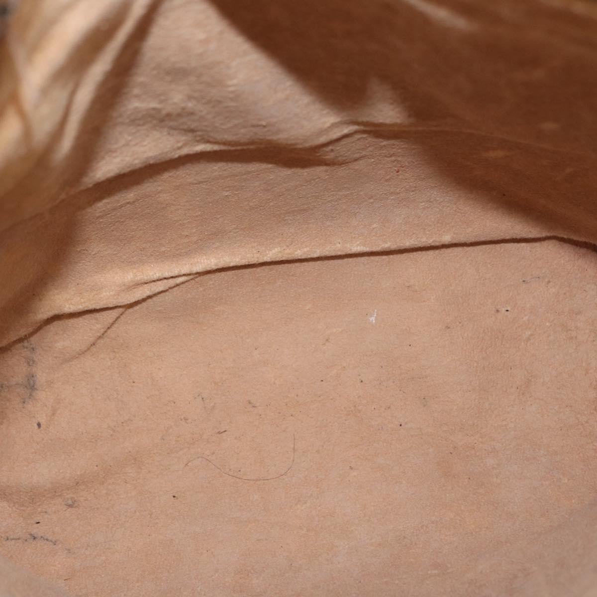 GUCCI GG Supreme Tote Bag PVC Beige Gold 002 123 0035 Auth 151735