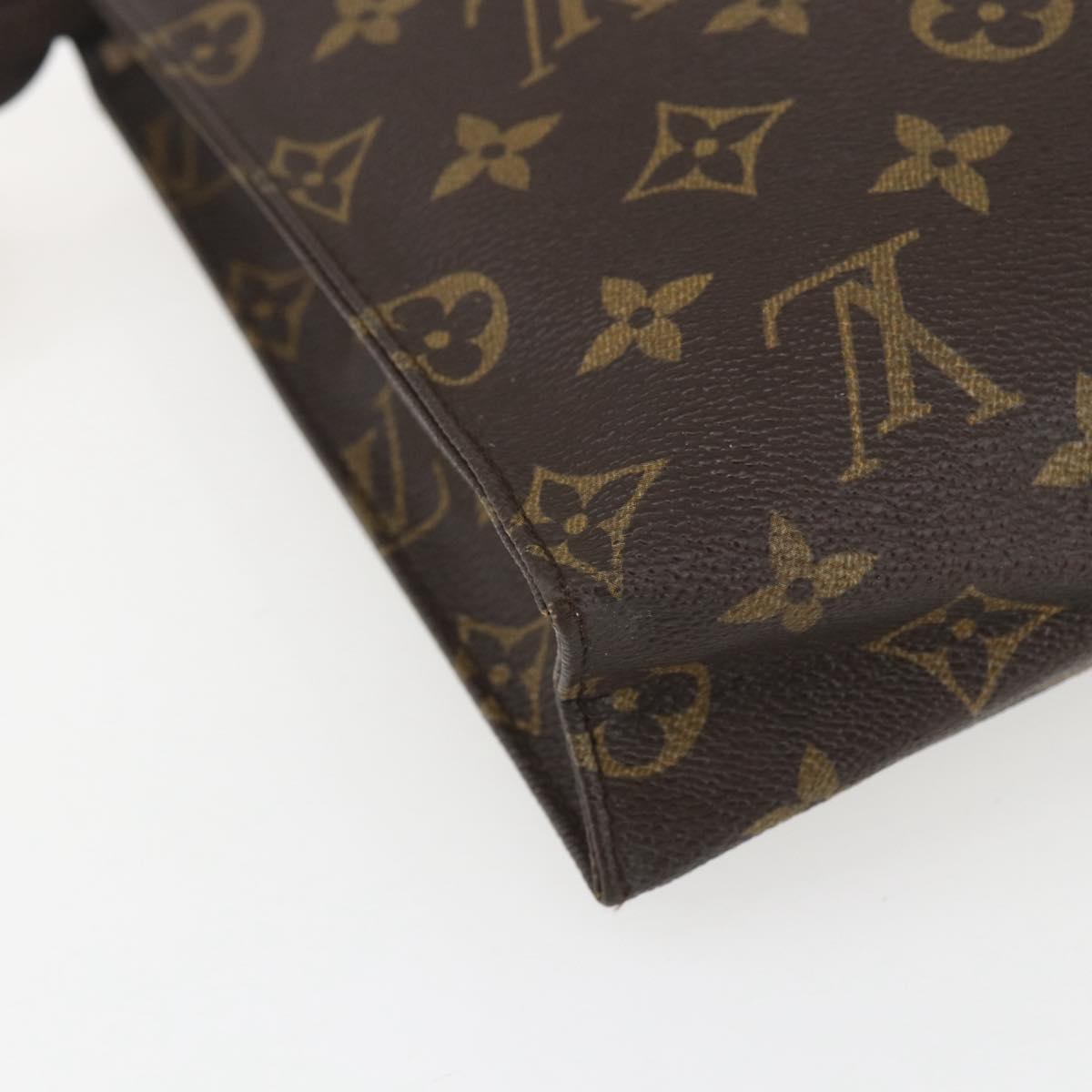 LOUIS VUITTON Monogram Poche Toilette 26 Pouch M47542 LV Auth 151736