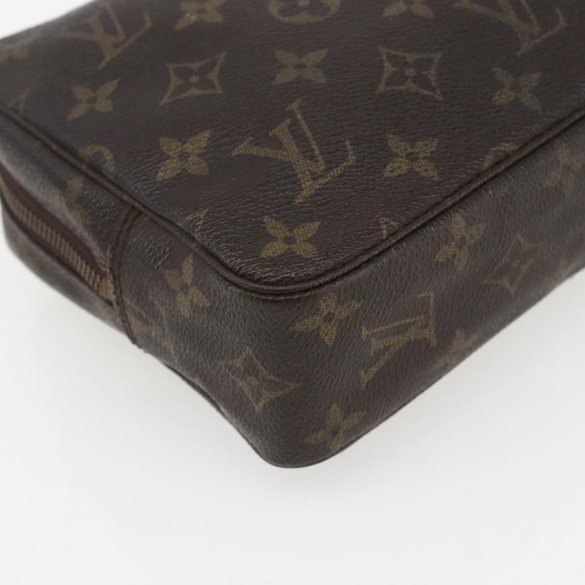LOUIS VUITTON Monogram Trousse Toilette 23 Clutch Bag M47524 LV Auth 151744