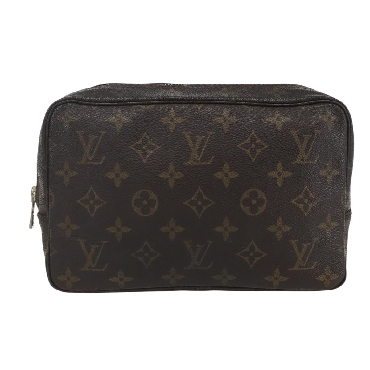 LOUIS VUITTON Monogram Trousse Toilette 23 Clutch Bag M47524 LV Auth 151744