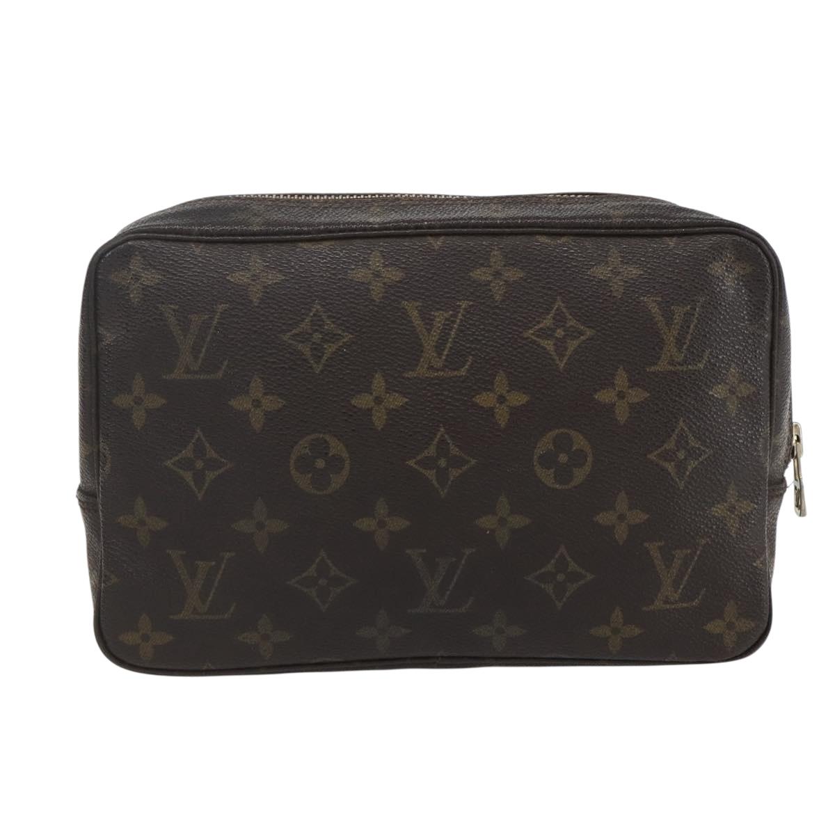 LOUIS VUITTON Monogram Trousse Toilette 23 Clutch Bag M47524 LV Auth 151744