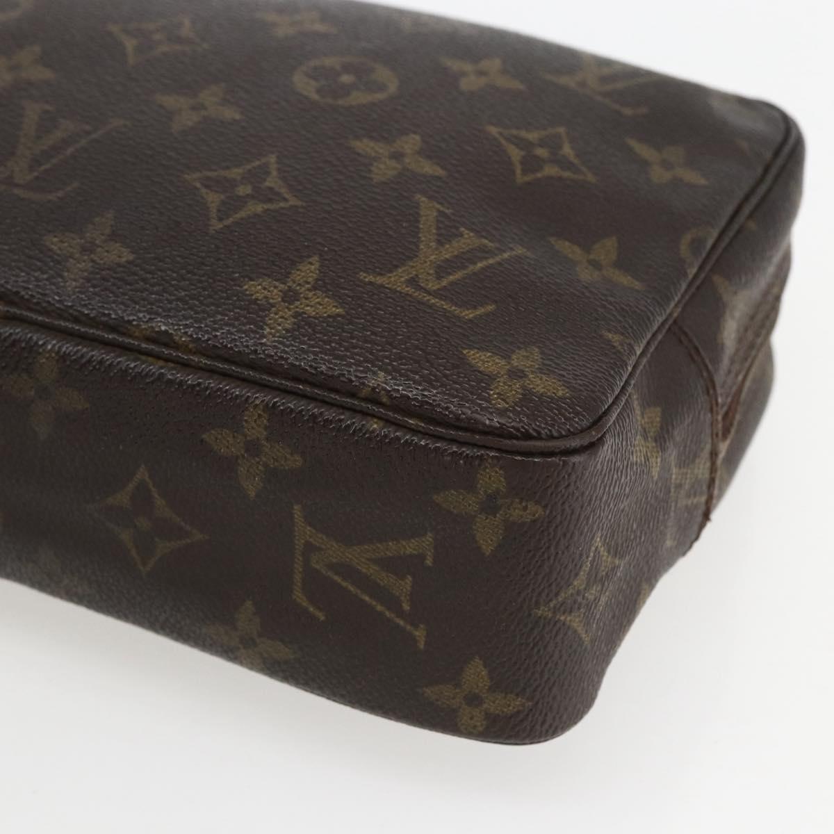 LOUIS VUITTON Monogram Trousse Toilette 23 Clutch Bag M47524 LV Auth 151744