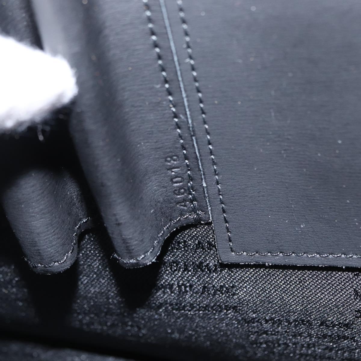 MONTBLANC Hand Bag Canvas Black Auth 151747