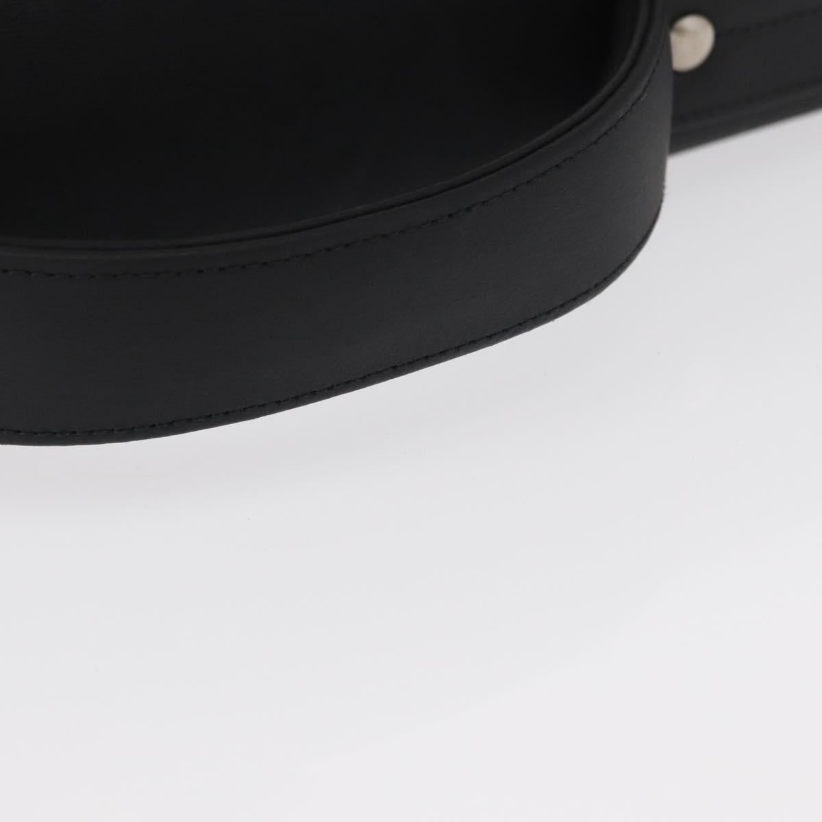 MONTBLANC Hand Bag Canvas Black Auth 151747